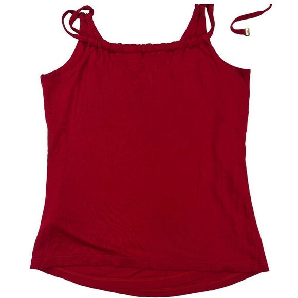 Pre-Loved AJ Armani Jeans US XS Women Strappy Top Red Viscose Tank Top - Picture 5 of 14